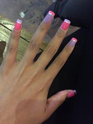 Perfect nails ; the bad colors were my fault ( ask for b)