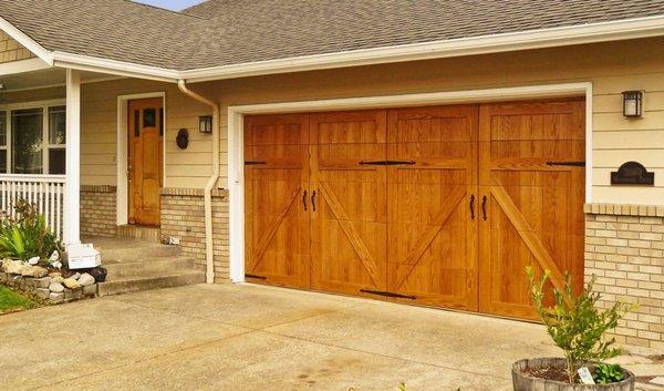 Wooden Overhead Door Installation