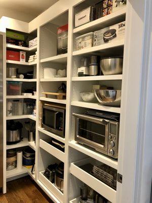 Pantry shelves
