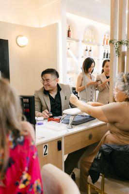 We are a new salon in Vancouver, with talented nail techs and updated trends/products. We are located in Commerce Center on Millplain.