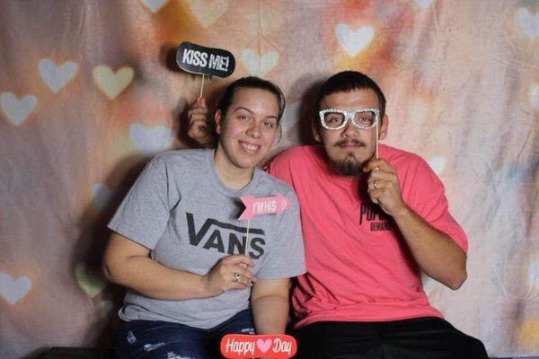 Valentines photo booth