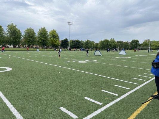 Football/ soccer field