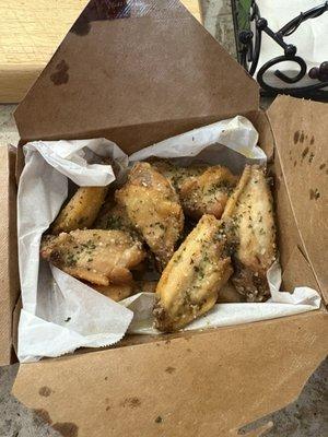 Garlic chicken wings so yummy!