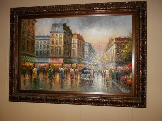 Also do oil paintings all sizes.