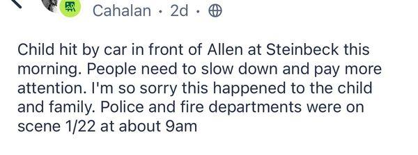 Allen at Steinbeck Elementary School