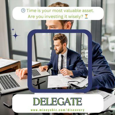 Time vital for business. Delegate tasks, focus on growth. Reclaim time, boost productivity. Schedule call! #DelegateAndElevate
