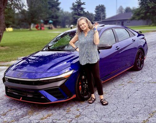 New vehicle purchased at Bennett Hyundai.