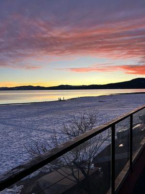 Lake view from the deck