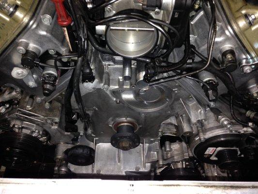 M62TU VANOS rebuild and timing cover reseal.