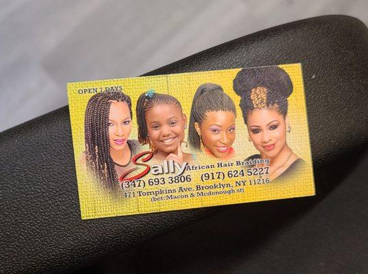Business card.