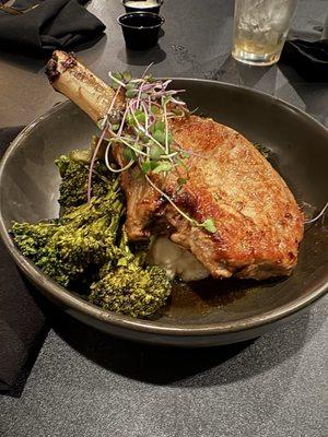 Honey, I'm home pork chops.