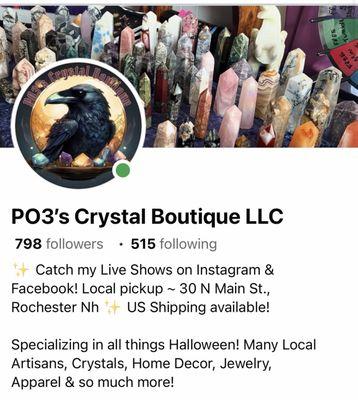 PO3’s Crystal Boutique
