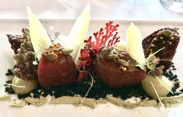 The beautiful beet salad!