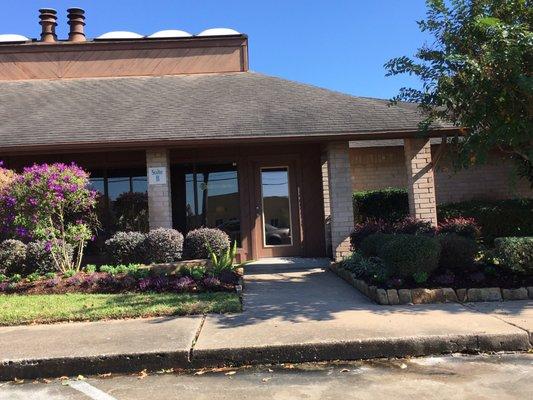 The outside of the building