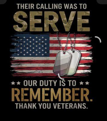 Thank you for your service