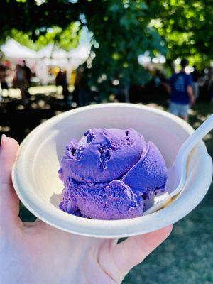 Ube ice cream