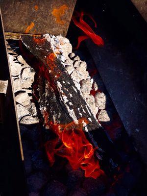 Meats smoked with cherry and white oak wood