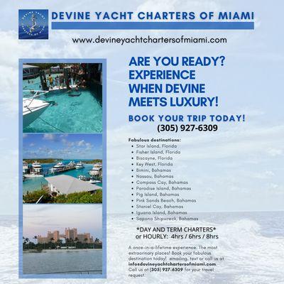 Devine Yacht Charters of Miami