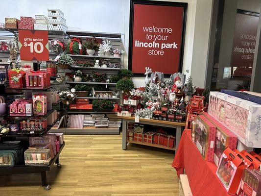 Excellent Holiday decorations and apparel selection continued