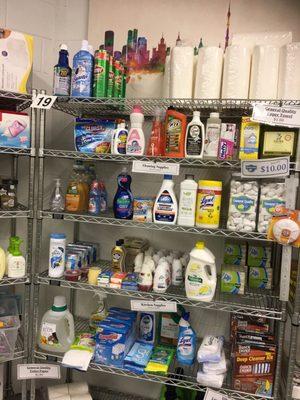 Cleaning supplies