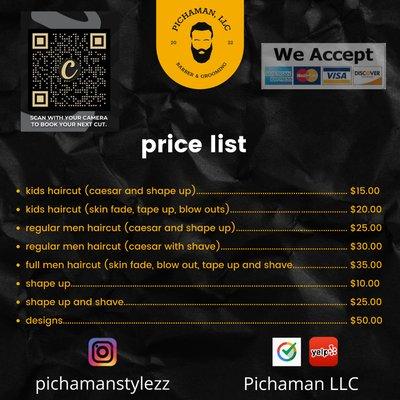 Price list