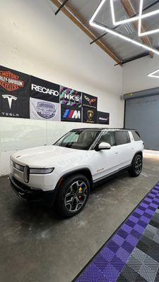 Rivian came in for Full Ceramic Window Tint!