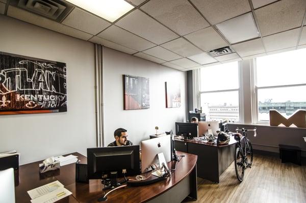 Some of our programmers hard at work.