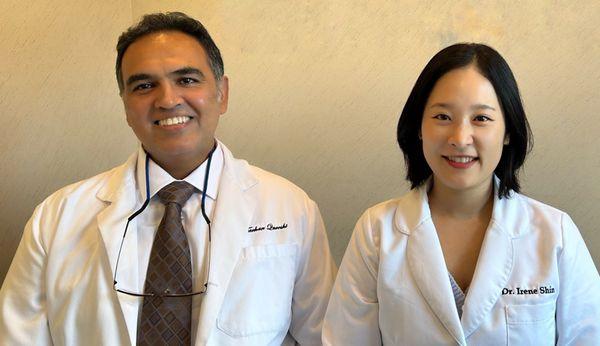 Alexandria dentists Dr. Qureshi and Dr. Irene Shine at U Shine Dental Dawes Ave Alexandria VA