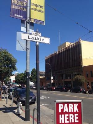 Entrance of the alley