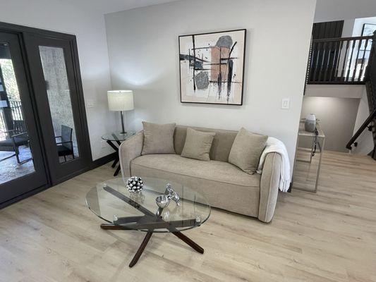 Furniture that Mach1 delivered and set up