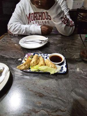 Chicken fried pot stickers