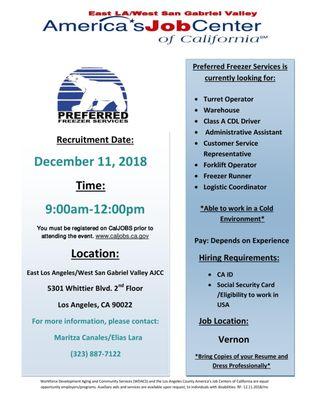 East Los Angeles/ West San Gabriel Valley AJCC