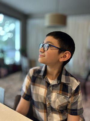 The cutest frame selections they have at this clinic for kids and adults!!