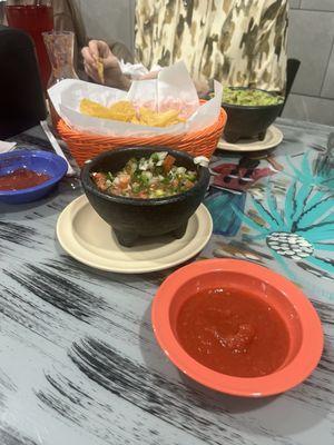 Chips, Salsa and pico