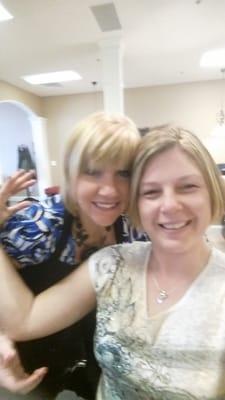 Tracy, my stylist. Best day, GREAT JOB on color and cut. Will be back 4- sure.