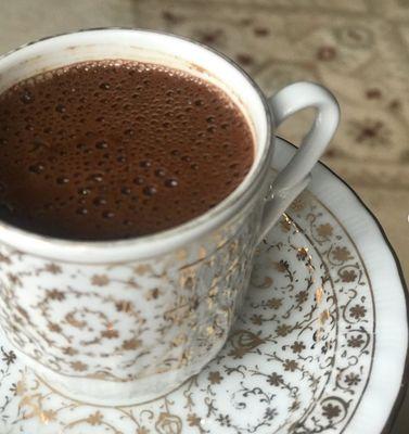 $15 - cup of Mehmet Efendi Turkish Coffee + a personalized reading of your coffee grounds!