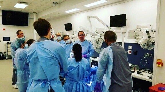 Dr. Nir Hus, MD teaching a Chestwall Reconstruction Surgical Course, image 3. #Trauma, #CWIS, #Chestwallreconstruction, #DrNirHus