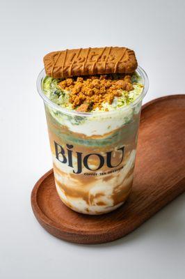 Biscoff Matcha Latte