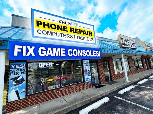 KhemTech is next to Pink Nails and DHY Motorsports