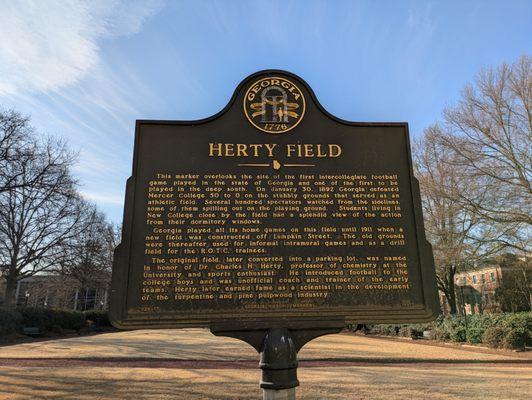 Herty Field Historical Marker, Athens