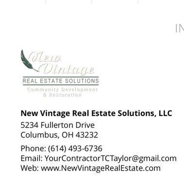 New Vintage Real Estate Solutions