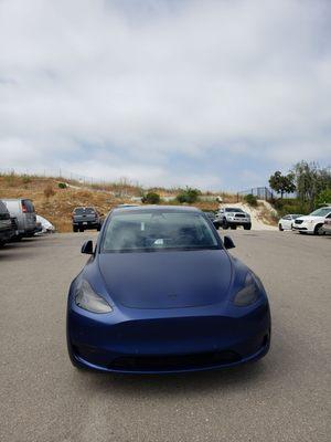 Front view of the batmobile