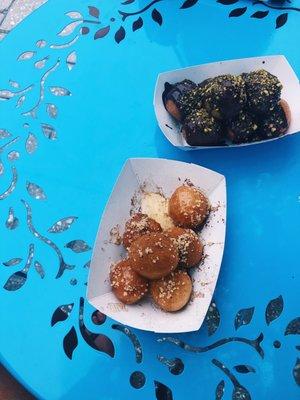 Classic and Dark Chocolate Donuts