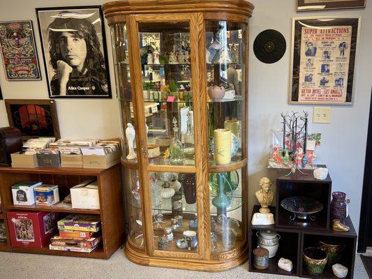 There's also a nice section of older stuff like antiques, and some of which relates to long ago music memorabilia