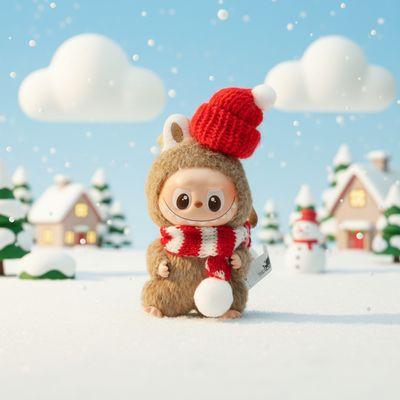 Christmas outfit for mini labubus