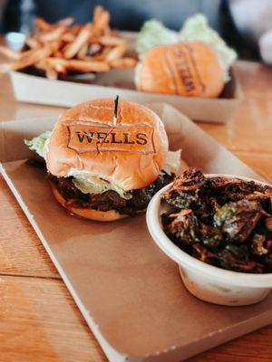 The flash fried sprouts were so yummy.