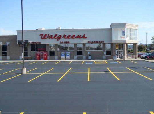 Archie's parking lot and maintenance