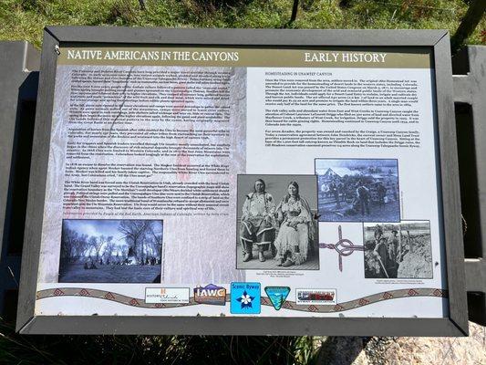 Informational signage