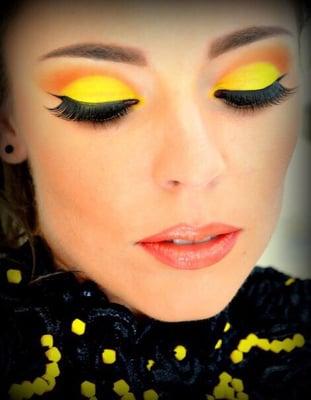 Creative fashion make up