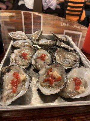 My husband loved the oysters